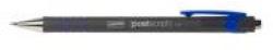 Postscript Ballpoint Pen Retractable Medium 1.0mm Blue