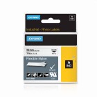 Dymo Rhino Flexible Nylon Label Tape Black On White 24mmx3.5m image