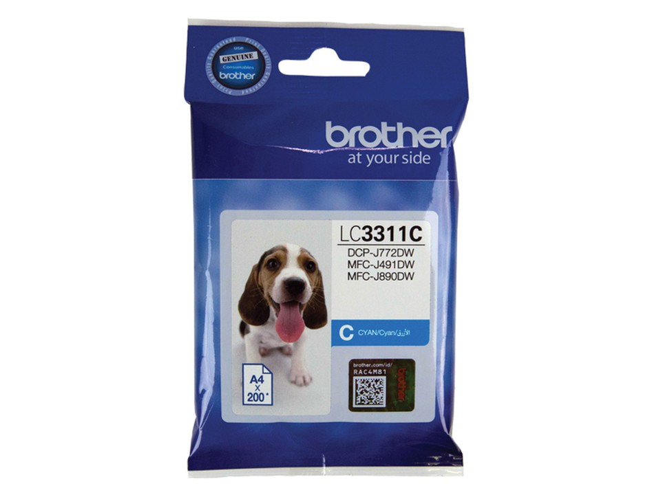 Brother Ink Cartridges Lc3311 Cyan