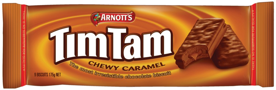 Arnotts Tim Tams Chewy Caramel 175g