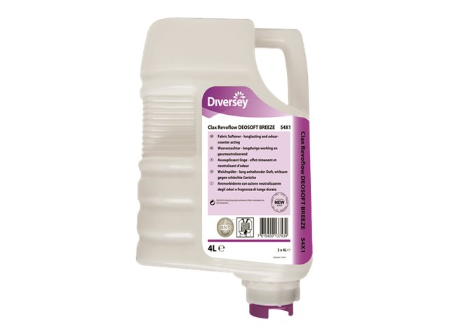 Diversey 54X1 Clax Revoflow Deosoft Breeze 4 Litre Carton of 2