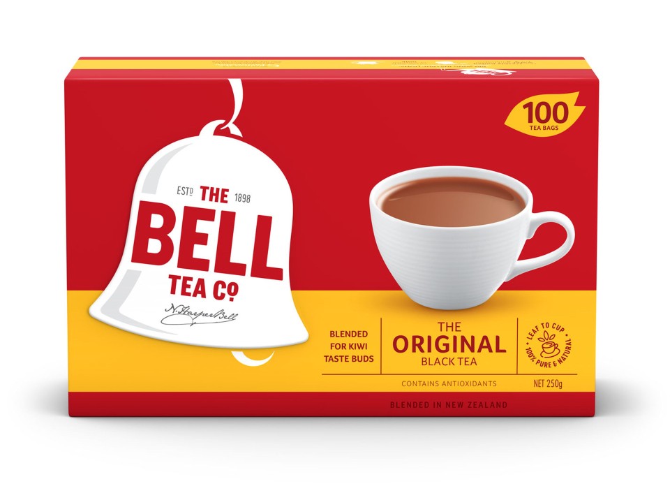 Bell Tea Original Tea Bags Tagless Box 100