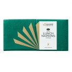 Sharp Lunch Napkin 2 Ply 4 Fold Green Carton of 3000 image