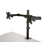 Startech Monitor Arm Dual 13-32inch Crossbar Articulating with Clamp image