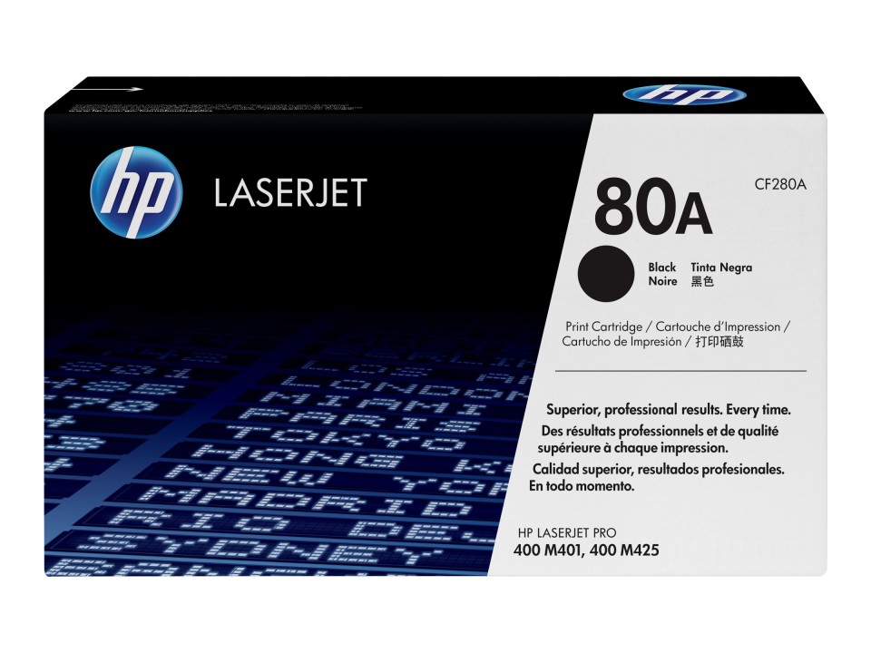 HP LaserJet Toner Cartridge 80A Black