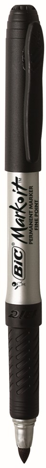 BIC Mark It Permanent Marker Fine Black