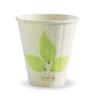 Biopak Double Wall Paper Cup Leaf 8oz 295ml 90mm Carton Of 1000 image
