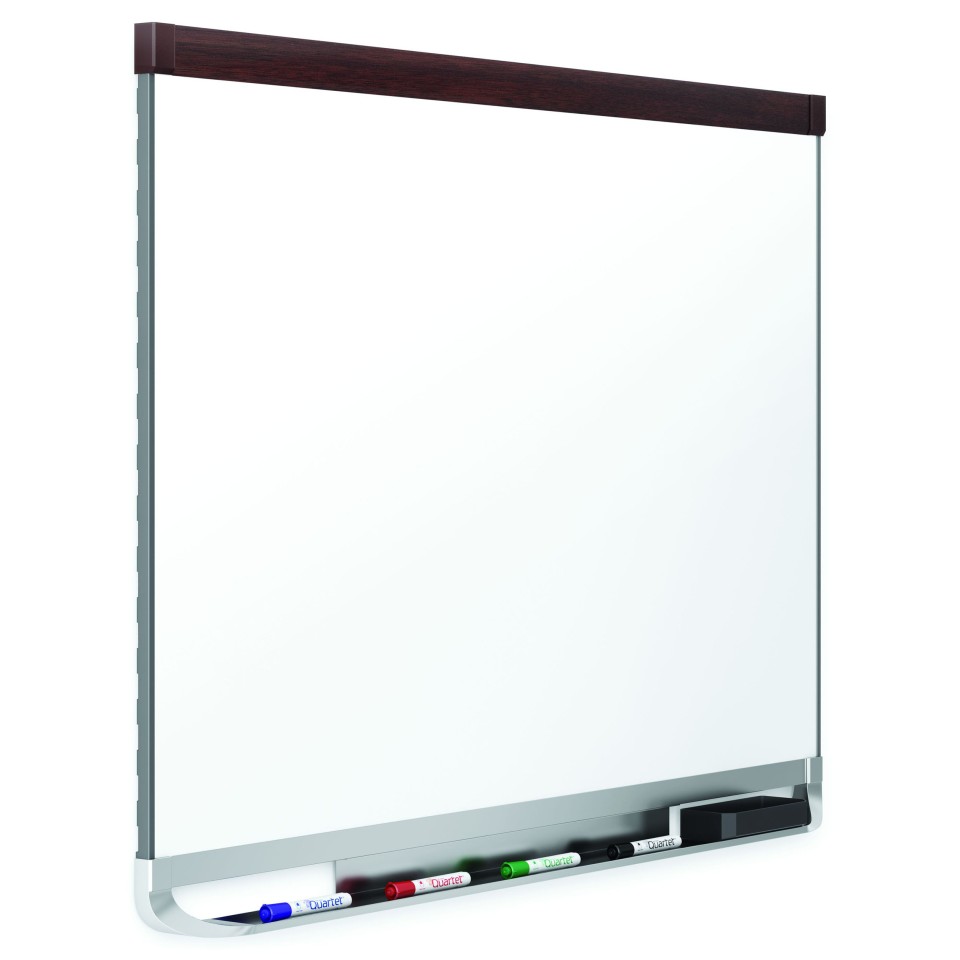 Quartet Prestige 2 Whiteboard Mahogany Frame 635 x 895mm