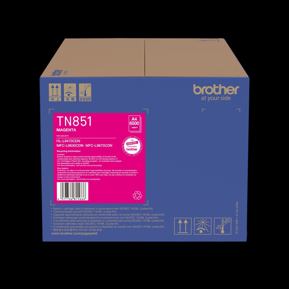 Brother TN851M Laser Toner Cartridge Magenta