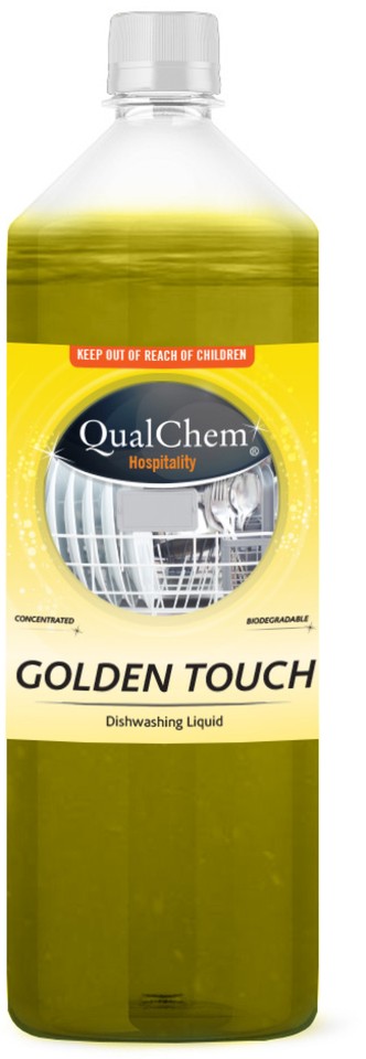 Qualchem Golden Touch Manual Dishwashing Liquid 1 Litre