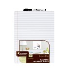 Quartet Whiteboard Magnetic Tile White Ruled 216 x 280mm image