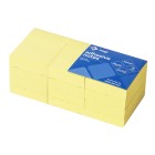 NXP Self-Adhesive Sticky Notes Removable 38x50mm Yellow Pack 12 image
