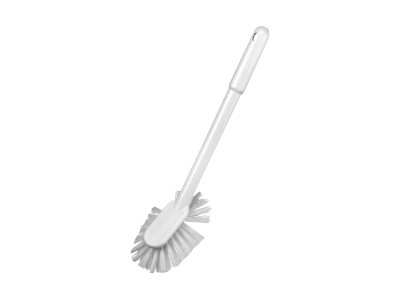 Oates White Toilet Brush Plast Radial with Angled Head