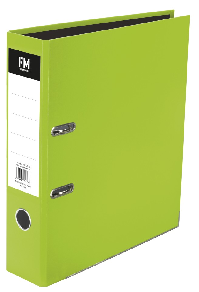 FM Lever Arch File A4 Vivid Lime Green