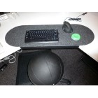 Metro Desk Bridge 800 X 300 D End Matt Black image