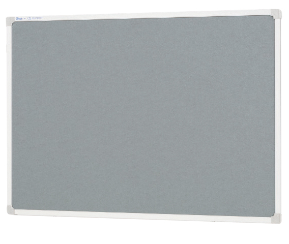 Quartet Penrite Pinboard Fabric 900x1200mm Grey