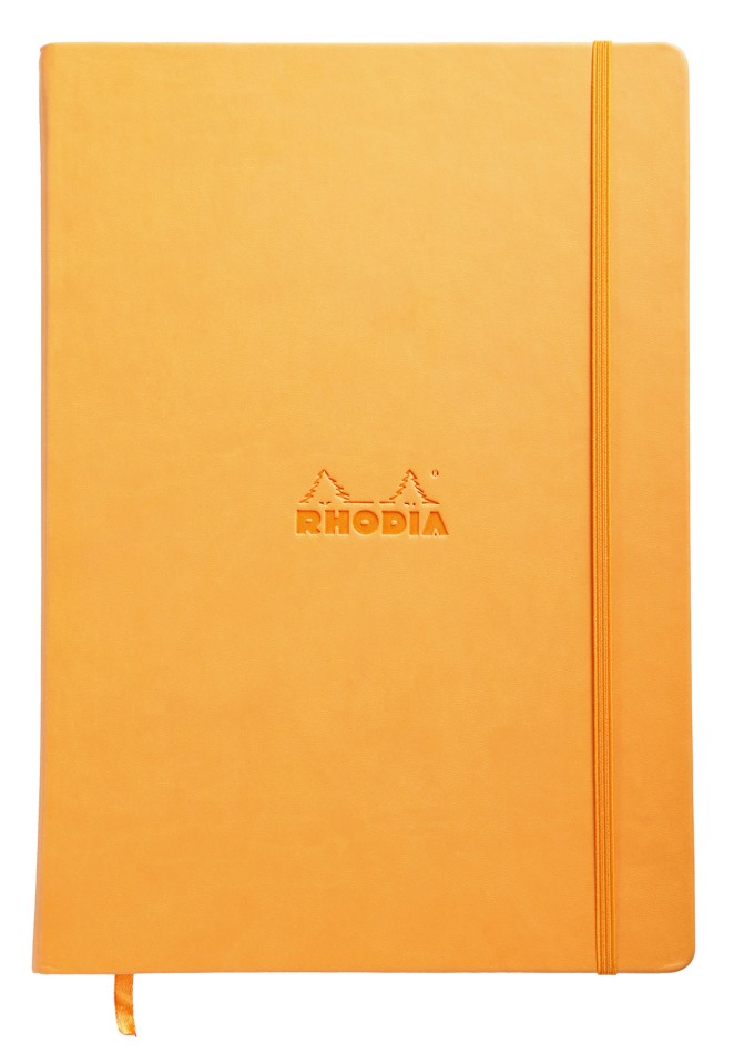 Rhodia Web Notebook Blank A4 192 Pages Orange