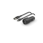 Belkin Car Charger Dual 12w 24w USB-A with USB-A/C cable image