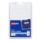 Avery No-Iron Fabric Labels Washable & Dryer Safe 54 Labels 40720 image