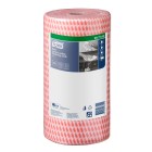 Tork Red Long-Lasting Cleaning Cloth 297702 50cm x 30cm 90 Sheets Per Roll image