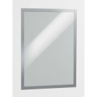 Durable Duraframe Sign Holder Self-Adhesive A3 Silver Pack 2 image