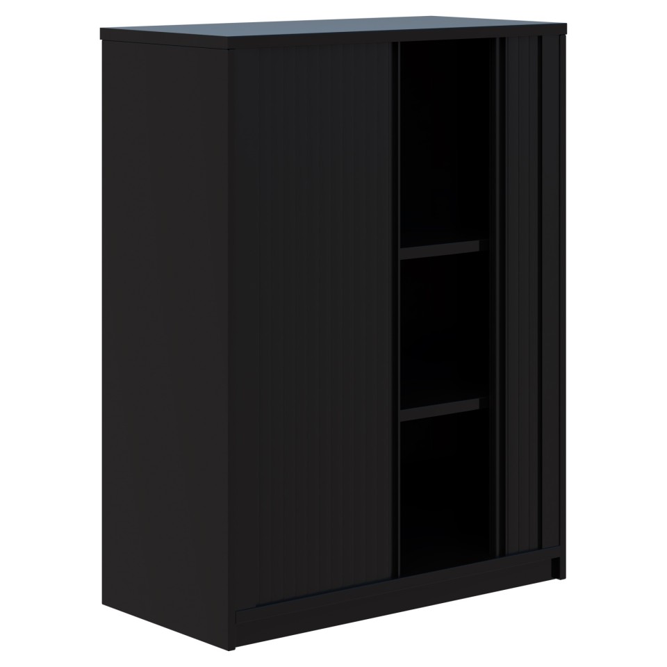 Rapid Tambour Storage Unit  1200h X 900l Black