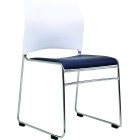 Buro Maxim Visitor Chair White/Chrome image