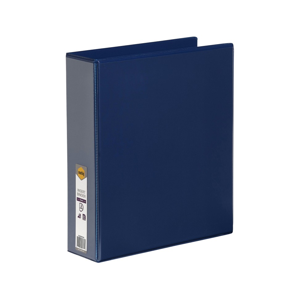 Marbig Insert Binder A4 2D 50mm Blue