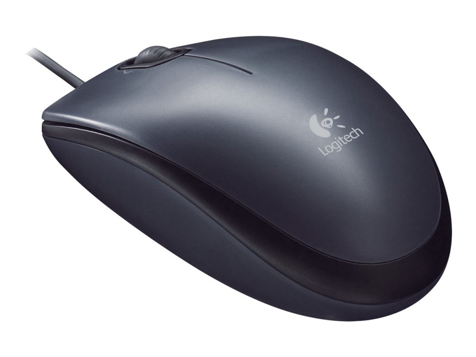 Logitech Corded Mouse M90 Black