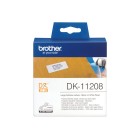 Brother Address Labels DK-11208 Large 38x90mm Black On White Roll 400 image