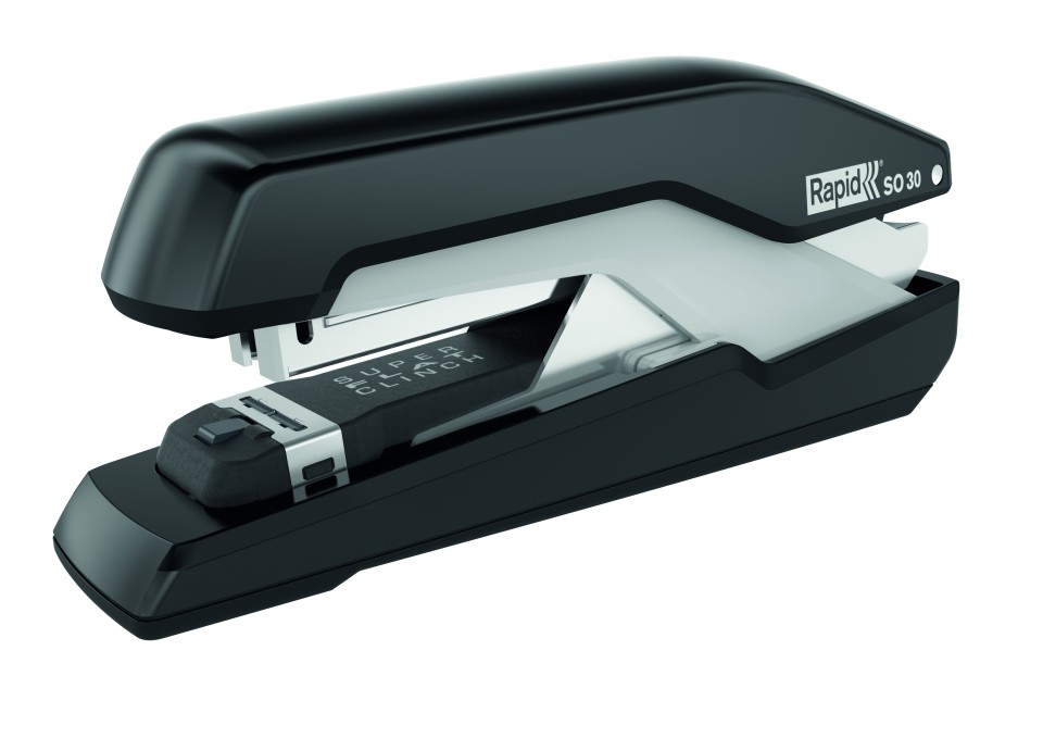 Rapid SO30 Omnipress Stapler Full Strip 30 Sheets Black