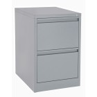 Proceed Filing Cabinet 2 Drawer Lockable 465Wx620Dx720Hmm Stone Grey image