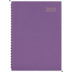 Ambassador Kingsley 2025 Diary Week To View Wiro A5 Purple image