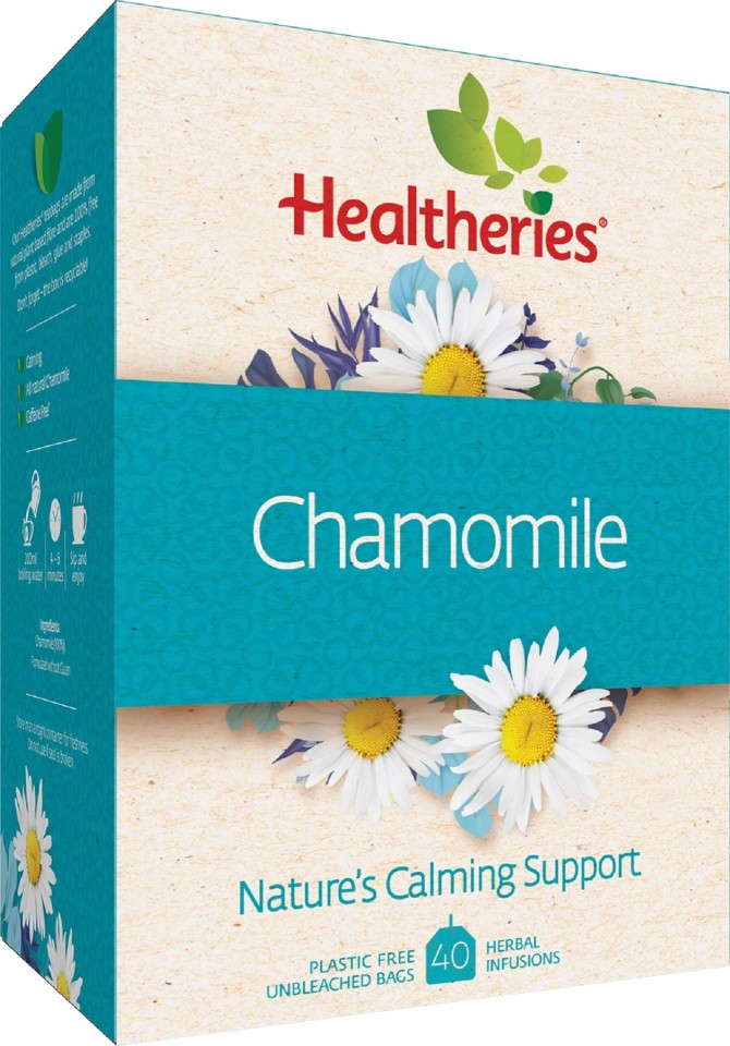 Healtheries Tea Bags Chamomile Pack 40