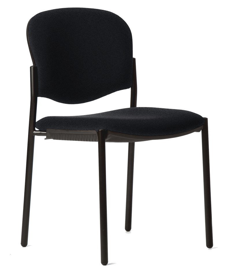 Knight Raz 2 Stacker Chair Black Frame Black