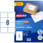 Avery Shipping Labels Trueblock Laser Inket Printer 959403/L7165 99.1x67.7mm White Pack 80 Labels image