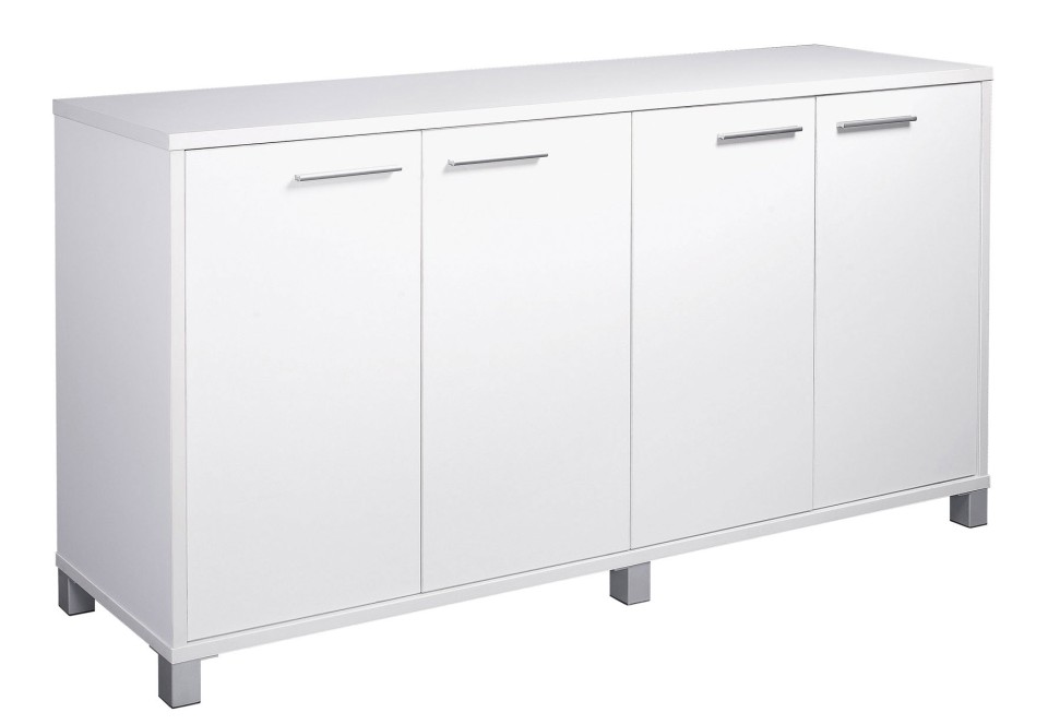 Cubit QK Credenza 1800Wx900Hmm White