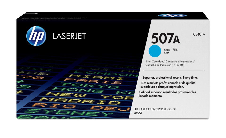 HP LaserJet Toner Cartridge 507A Cyan