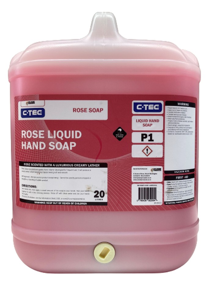 C-TEC Rose Liquid Flowing Hand Soap 20 Litre