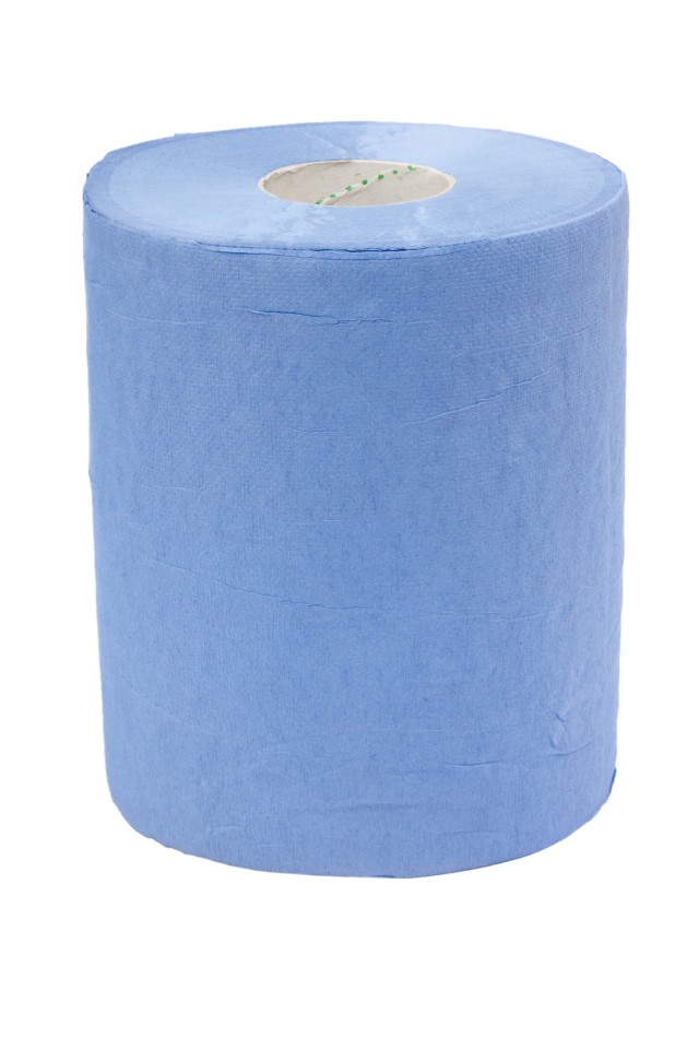 Sorb-X Centrefeed Hand Towel 1 Ply Blue 300m per Roll Carton 6