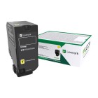 Lexmark Laser Toner Cartridge 74C6HC0 High Yield Cyan image