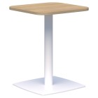Classic Square Table 600 x 600 White Base image