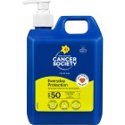 Cancer Society Sunscreen SPF 50 1 Litre image