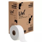 Livi Essentials Premium Mini Jumbo Toilet Tissue 2 Ply White 1103 Carton 12 image