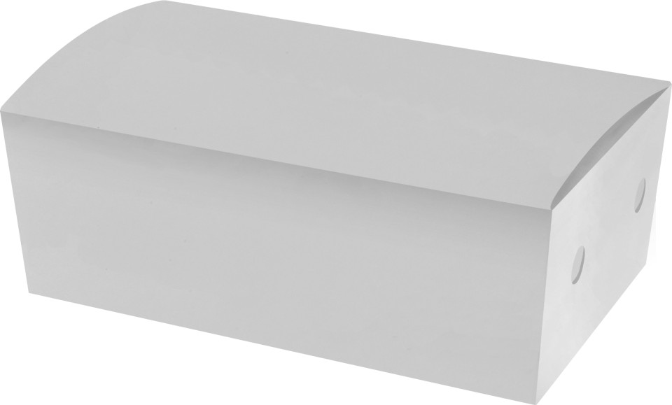 Castaway Snack Box Large Plain 195 x 115 x 68mm White Carton 250