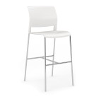 Knight Game Barstool White image