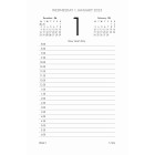 Collins 2025 Desk Calendar Refill Side Opening 13E image
