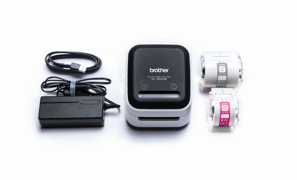 Brother VC500W Label Printer Colour Label