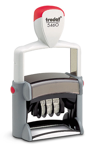 Trodat Customised Dater Stamp 5460 56 x 33mm 4mm Multi Colour