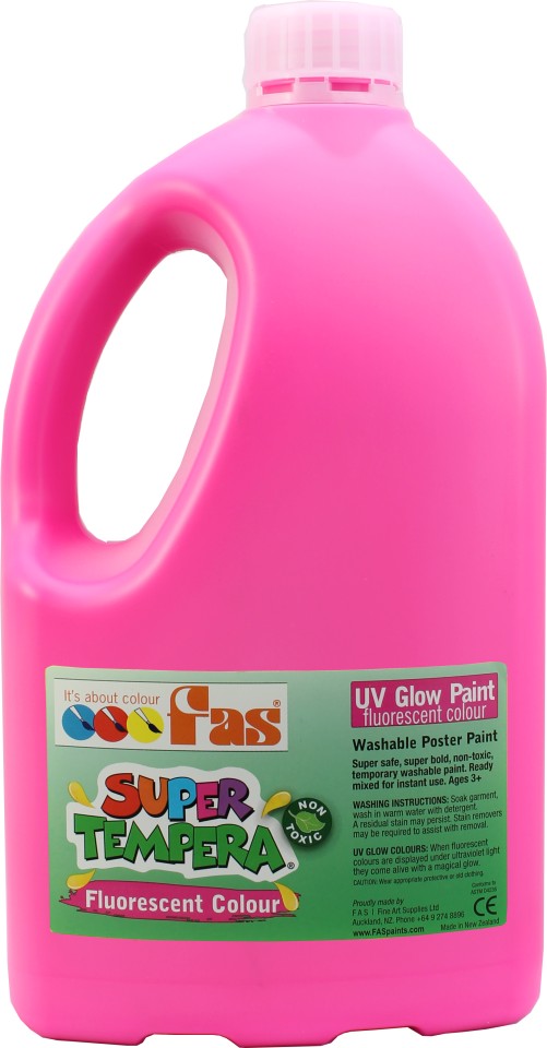 FAS Super Tempera UV Glow Fluorescent 2 Litre